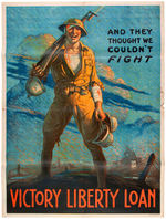 WORLD WAR I VICTORY LIBERTY LOAN POSTER.