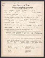 JAMES STEWART SIGNED & FILLED OUT MILITARY QUESTIONNAIRE FRAMED DISPLAY.