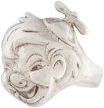 BEANY & CECIL CAST MEMBER ONLY BEANY STERLING SILVER RING.