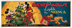 "MICKEY MOUSE LIGHTS BY NOMA" BOXED CHRISTMAS LIGHT SET.