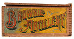 "BROWNIE ARTILLERY" BOXED WOODEN TARGET SET.