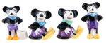 MICKEY MOUSE DEAN'S RAG STYLE CHINA FIGURINES.