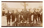 NEGRO LEAGUE TEAM ST. PAUL COLORED GOPHERS REAL PHOTO POSTCARD W/JOHNSON & GATEWOOD.