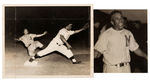 RAYMOND DANDRIDGE MARIANAO TIGERS SIGNED TEAM STATIONERY PLUS PHOTO PAIR.