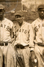 NEGRO LEAGUE HOMESTEAD GRAYS LARGE TEAM PHOTO WITH HOF MEMBER CUMBERLAND POSEY.