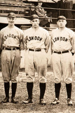 "LONDON B.B.C. SEASON 1924" TEAM PHOTO WITH HOF MEMBER CHARLIE GEHRINGER.