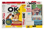 KELLOGG'S FILE COPY CEREAL BOX FLAT TRIO.