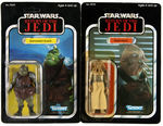 "STAR WARS - RETURN OF THE JEDI" CARDED SCUM & VILLAINY ACTION FIGURE LOT.