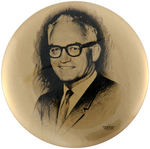 GOLDWATER SIMILARLY DESIGNED PAIR OF SCARCE PORTRAIT BUTTONS.