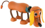 "PLUTO THE PUP" BLUE COLLAR VARIETY LARGE SIZE FUN-E-FLEX FIGURE.