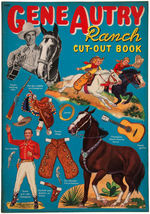 "GENE AUTRY RANCH CUT-OUT BOOK."