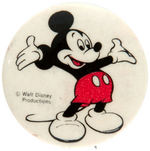 MICKEY WITH OPEN ARMS SCARCE 1960s BUTTON.