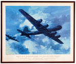 "THOMPSON PRODUCTS" WWII SET OF 12 U.S. AIRPLANE PRINTS.