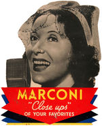 "MARCONI" RADIO STARS SIGN TRIO.