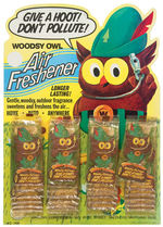 "WOODSY OWL AIR FRESHENER” DISPLAY.