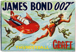 "JAMES BOND 007 THUNDERBALL CRAFT" BOXED HYRDO SLED.