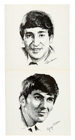 “THE BEATLES” PACKAGED PORTRAIT/PICTURE SETS.