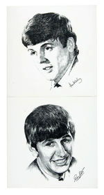 “THE BEATLES” PACKAGED PORTRAIT/PICTURE SETS.