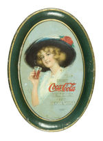 "DRINK COCA-COLA DELICIOUS AND REFRESHING" 1913 TIP TRAY.