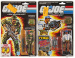 "G.I. JOE - A REAL AMERICAN HERO" CARDED JOES ACTION FIGURE LOT.