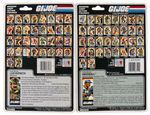 "G.I. JOE - A REAL AMERICAN HERO" CARDED JOES ACTION FIGURE LOT.