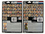 "G.I. JOE - A REAL AMERICAN HERO" CARDED JOES ACTION FIGURE LOT.