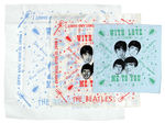 “THE BEATLES” LINEN/HANKY TRIO.