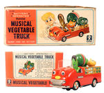 "BANDAI BATTERY OPERATED MUSICAL VEGETABLE TRUCK."