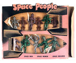 ARCHER "SPACE PEOPLE" ELEVEN FIGURE BOXED SET.