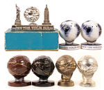 "1964-1964 NEW YORK WORLD'S FAIR" UNISPHERE SOUVENIR LOT.