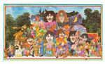 “THE BEATLES ILLUSTRATED LYRICS PUZZLE IN A PUZZLE” ASSEMBLED COMPLETE W/ BOX AND POSTER.