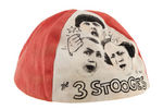 "THE 3 STOOGES" SIGNED BEANIE CAP.