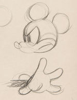 MICKEY MOUSE CHARACTER STUDIES ORIGINAL ART PAIR.