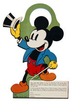 "MICKEY MOUSE GLOBE-TROTTERS" MEMBER SIGN-UP MILK BOTTLE HANGER PAIR.