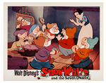 "SNOW WHITE AND THE SEVEN DWARFS" LOBBY CARD SETS WITH ORIGINAL ENVELOPES.