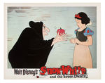 "SNOW WHITE AND THE SEVEN DWARFS" LOBBY CARD SETS WITH ORIGINAL ENVELOPES.