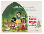 "SNOW WHITE AND THE SEVEN DWARFS" LOBBY CARD SETS WITH ORIGINAL ENVELOPES.