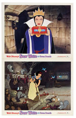 "SNOW WHITE AND THE SEVEN DWARFS" LOBBY CARD SETS WITH ORIGINAL ENVELOPES.