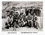 HIGH CHAPARRAL SIGNED PHOTO PAIR.