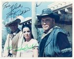 HIGH CHAPARRAL SIGNED PHOTO PAIR.