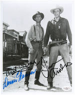 "GUNSMOKE" SIGNED PHOTO TRIO.