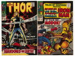 "THE MIGHTY THOR" AND "TALES OF SUSPENSE" SILVER AGE LOT OF EIGHT.