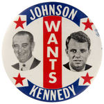 JOHNSON BUTTON TRIO WITH ROBERT KENNEDY AS COATTAIL.