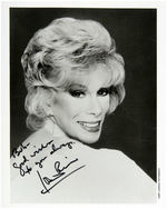 THE TONIGHT SHOW - JOHNNY CARSON, JOAN RIVERS & GEORGE CARLIN SIGNED PHOTO TRIO.