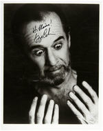 THE TONIGHT SHOW - JOHNNY CARSON, JOAN RIVERS & GEORGE CARLIN SIGNED PHOTO TRIO.