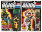 "G.I. JOE - A REAL AMERICAN HERO" CARDED JOES ACTION FIGURE LOT.