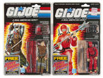 "G.I. JOE - A REAL AMERICAN HERO" CARDED JOES ACTION FIGURE LOT.