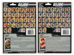 "G.I. JOE - A REAL AMERICAN HERO" CARDED JOES ACTION FIGURE LOT.