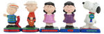 "PEANUTS" DETERMINED PRODUCTIONS 1972 FIGURINE LOT.