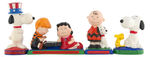 "PEANUTS" DETERMINED PRODUCTIONS 1972 FIGURINE LOT.